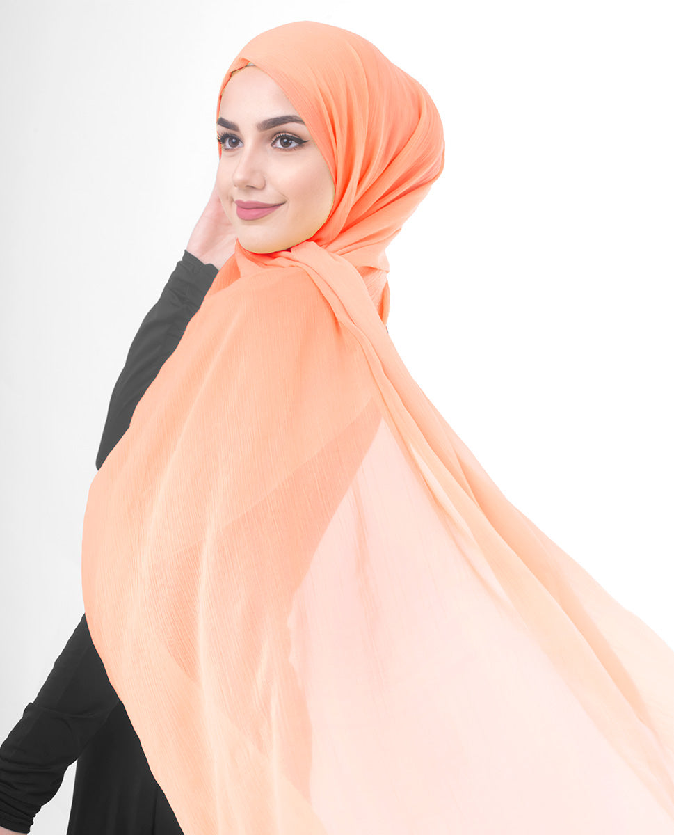 Muskmelon Chiffon Hijab