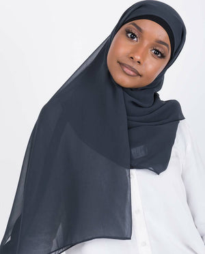 Total Eclipse Georgette Scarf Hijab