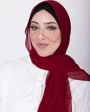 Chilli Pepper Georgette Scarf Hijab