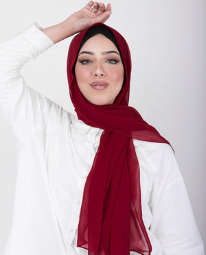 Chilli Pepper Georgette Scarf Hijab