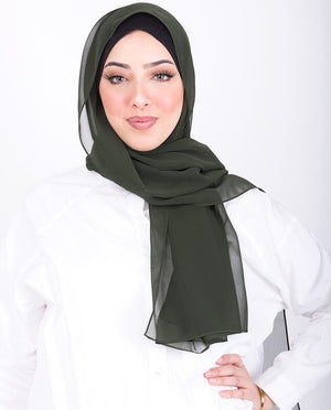 Pineneedle Georgette Scarf Hijab