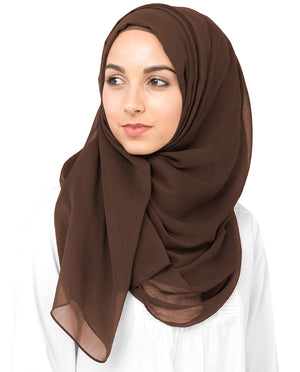 Chestnut Chiffon Hijab