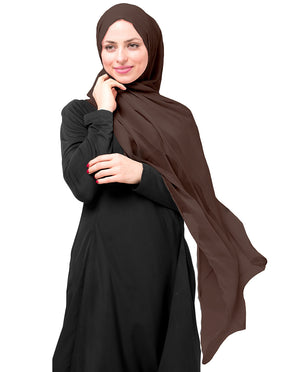 Chestnut Chiffon Hijab