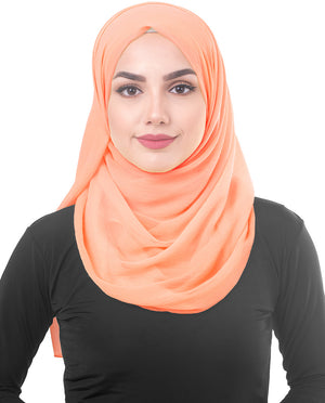 Muskmelon Chiffon Hijab