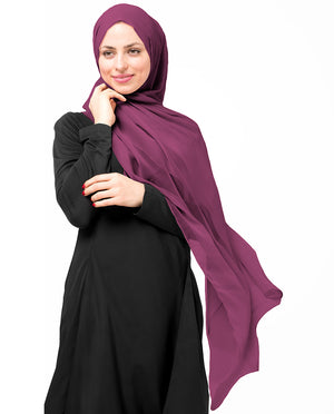 Boysen Berry Chiffon Hijab