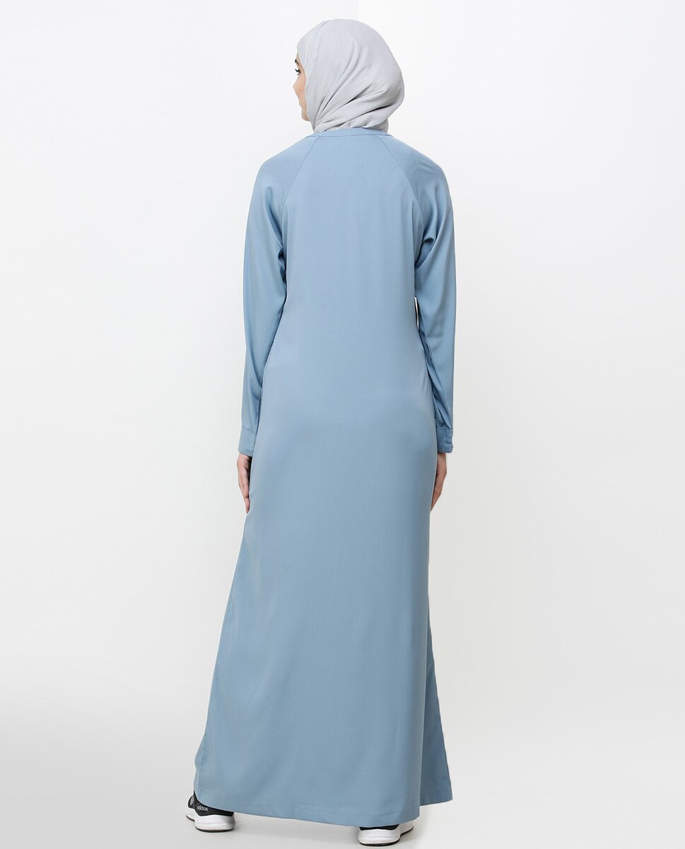 Citadel Blue Stripe & Orion Jilbab Abaya