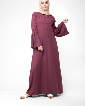 Classic Bell Sleeve Jilbab Abaya