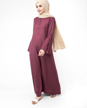 Classic Bell Sleeve Jilbab Abaya