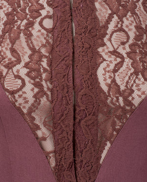 Elegant Full Front Open Rose Lace Kimono #