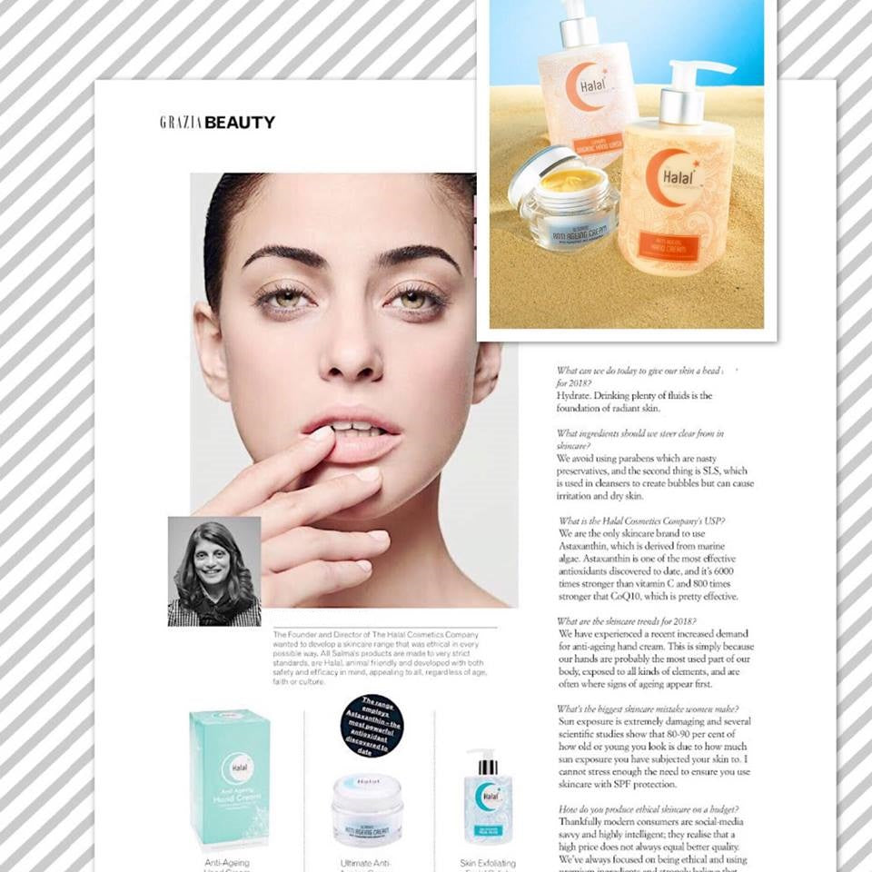 Halal Anti-Aging Hand cream in the News Coverage