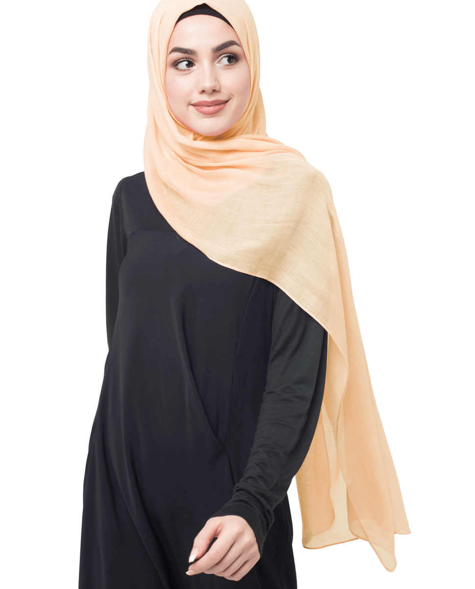 Golden Haze Cotton Voile Scarf Hijab