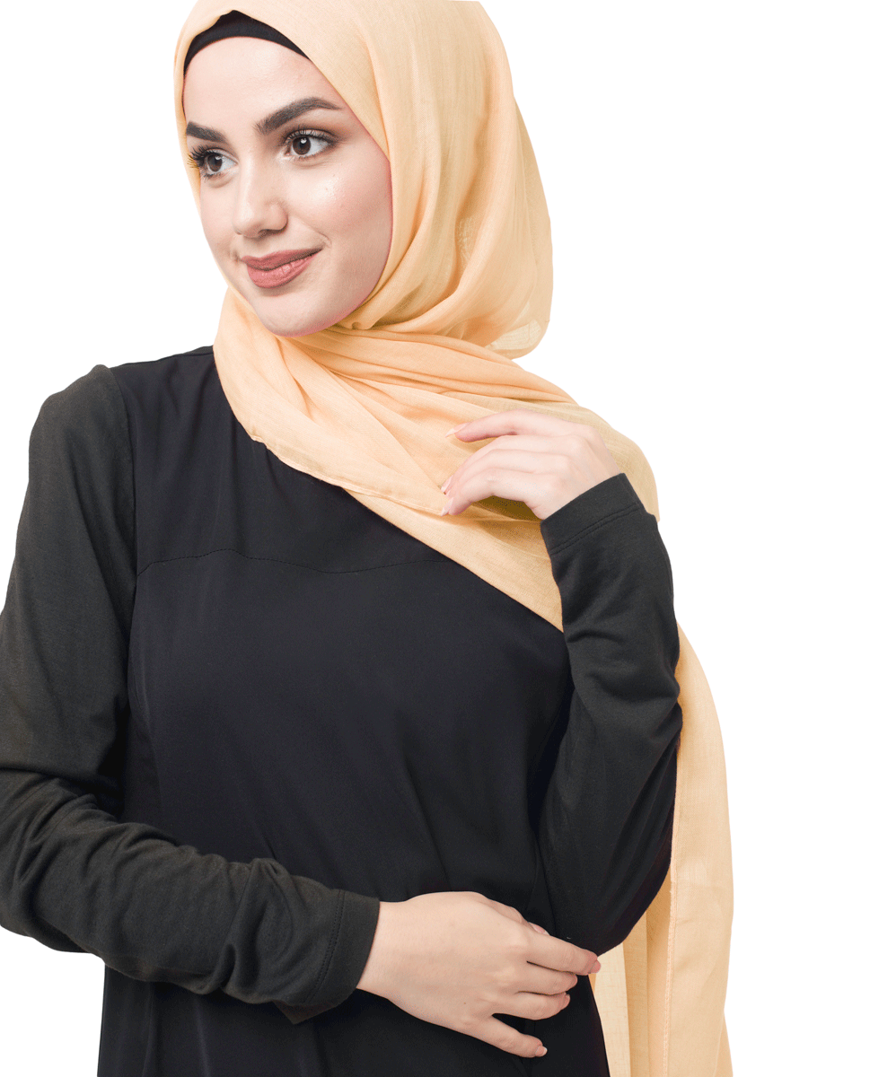 Golden Haze Cotton Voile Scarf Hijab