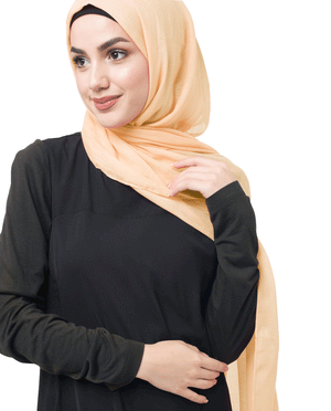 Golden Haze Cotton Voile Scarf Hijab