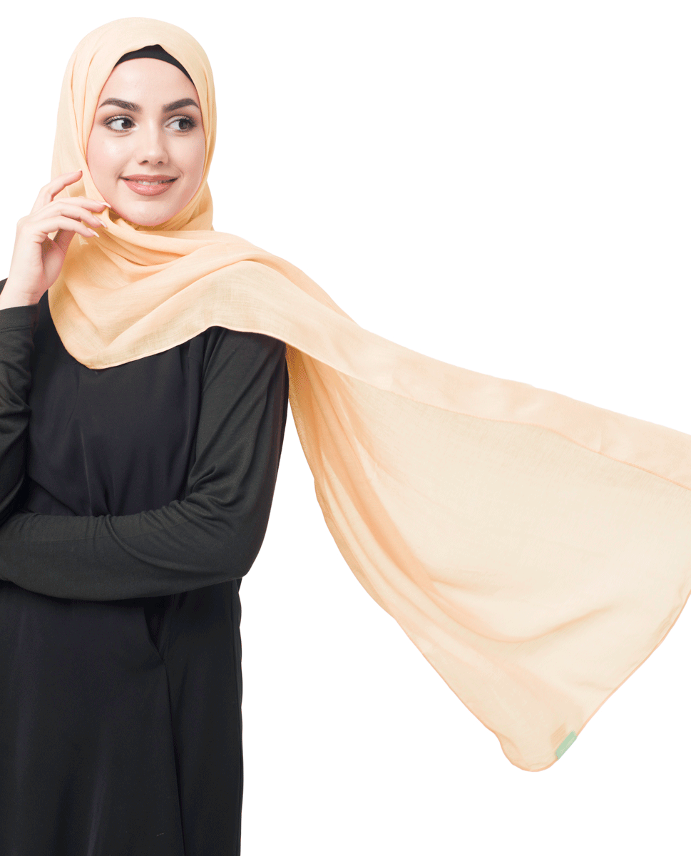Golden Haze Cotton Voile Scarf Hijab