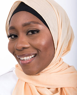 Golden Haze Cotton Voile Scarf Hijab