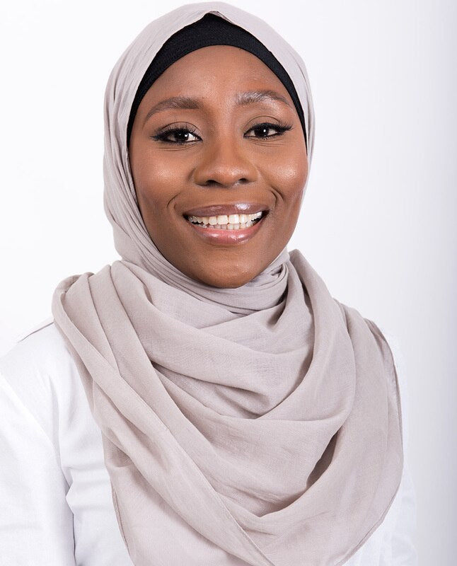 Silver Cloud Cotton Voile Scarf Hijab