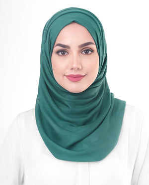 Alpine Green Viscose Woven Hijab Regular Alpine Green 