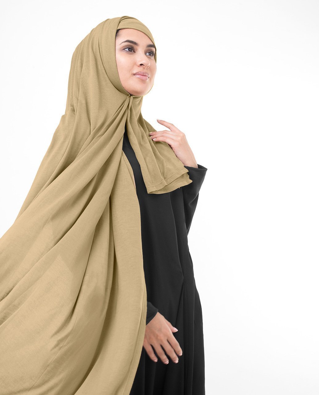 Apple Cinnamon Brown Viscose Jersey Hijab Medium Apple Cinnamon Brown
