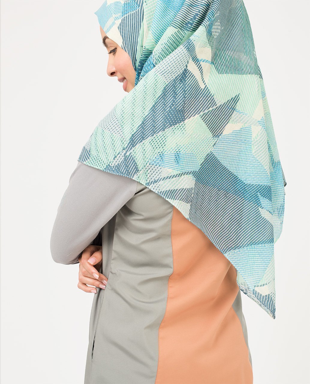 Ballard Blue Viscose Hijab Regular Ballard Blue