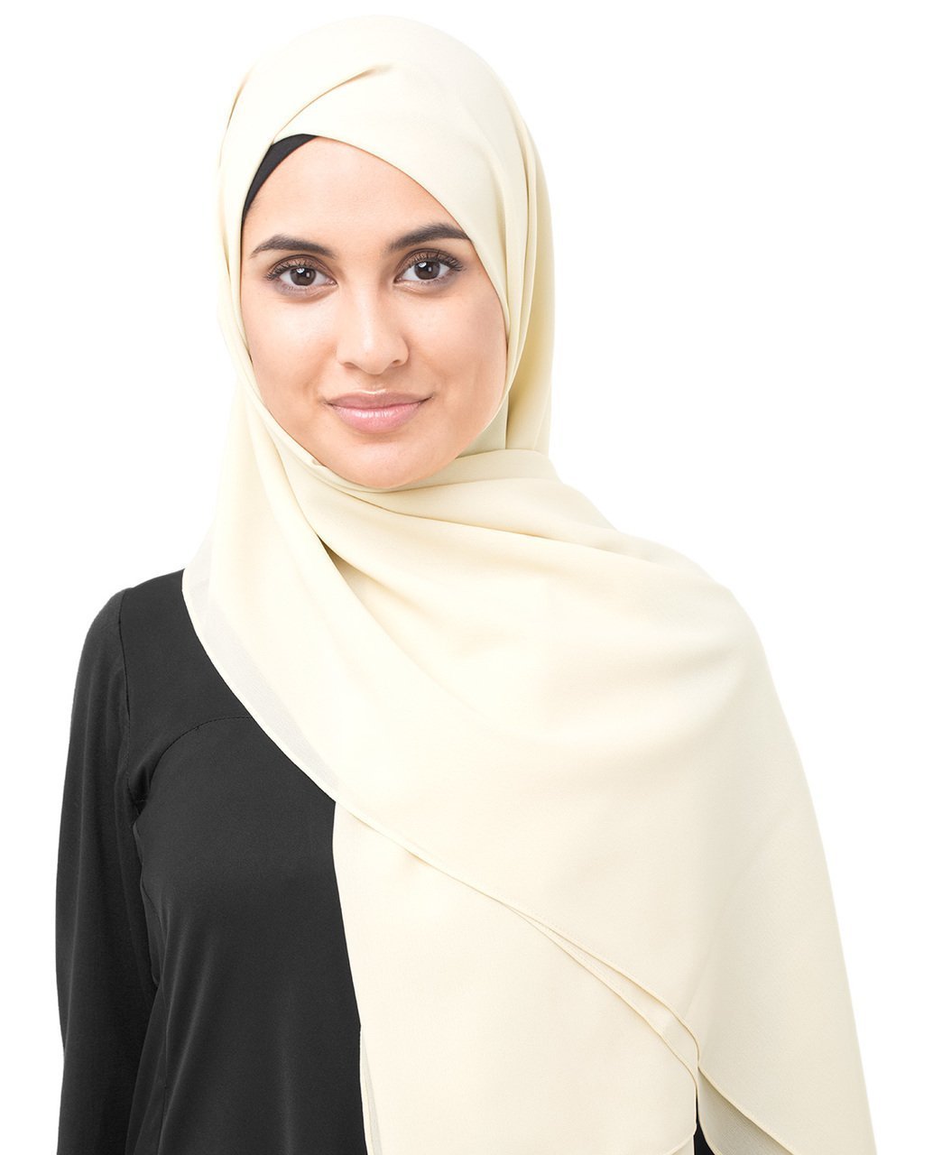 Biscotti Beige Poly Georgette Scarf Regular Biscotti Beige
