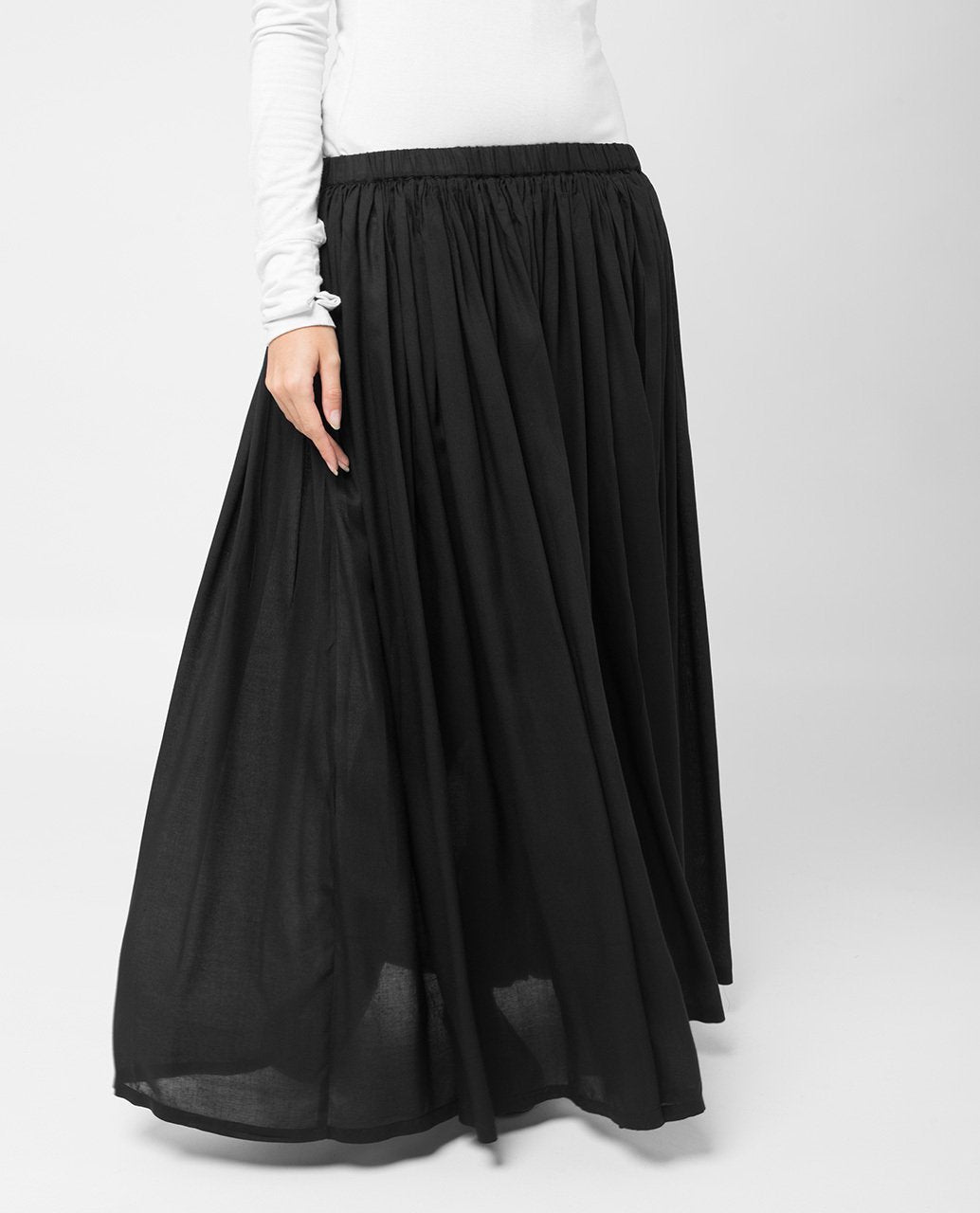 Black Pleated Skirt Petite (W28 L28) Black 