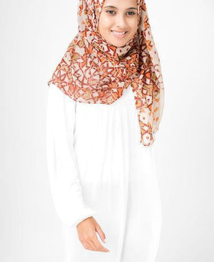 Bone Brown Hijab Regular Brown