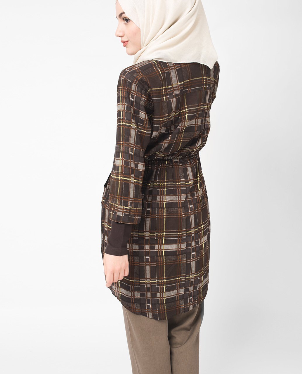 Charcoal Check Shirt Slim