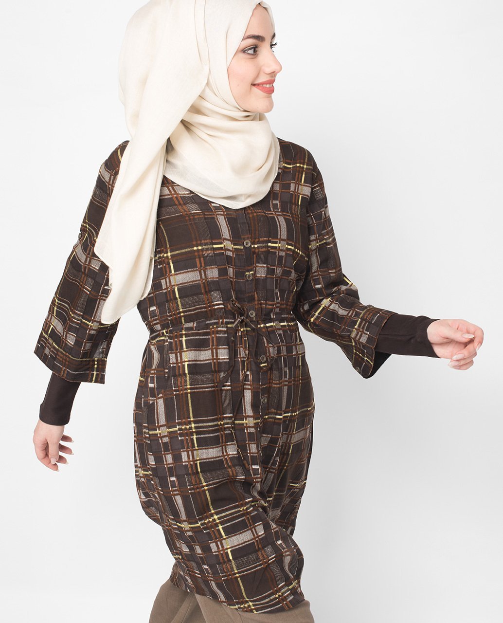 Charcoal Check Shirt Slim