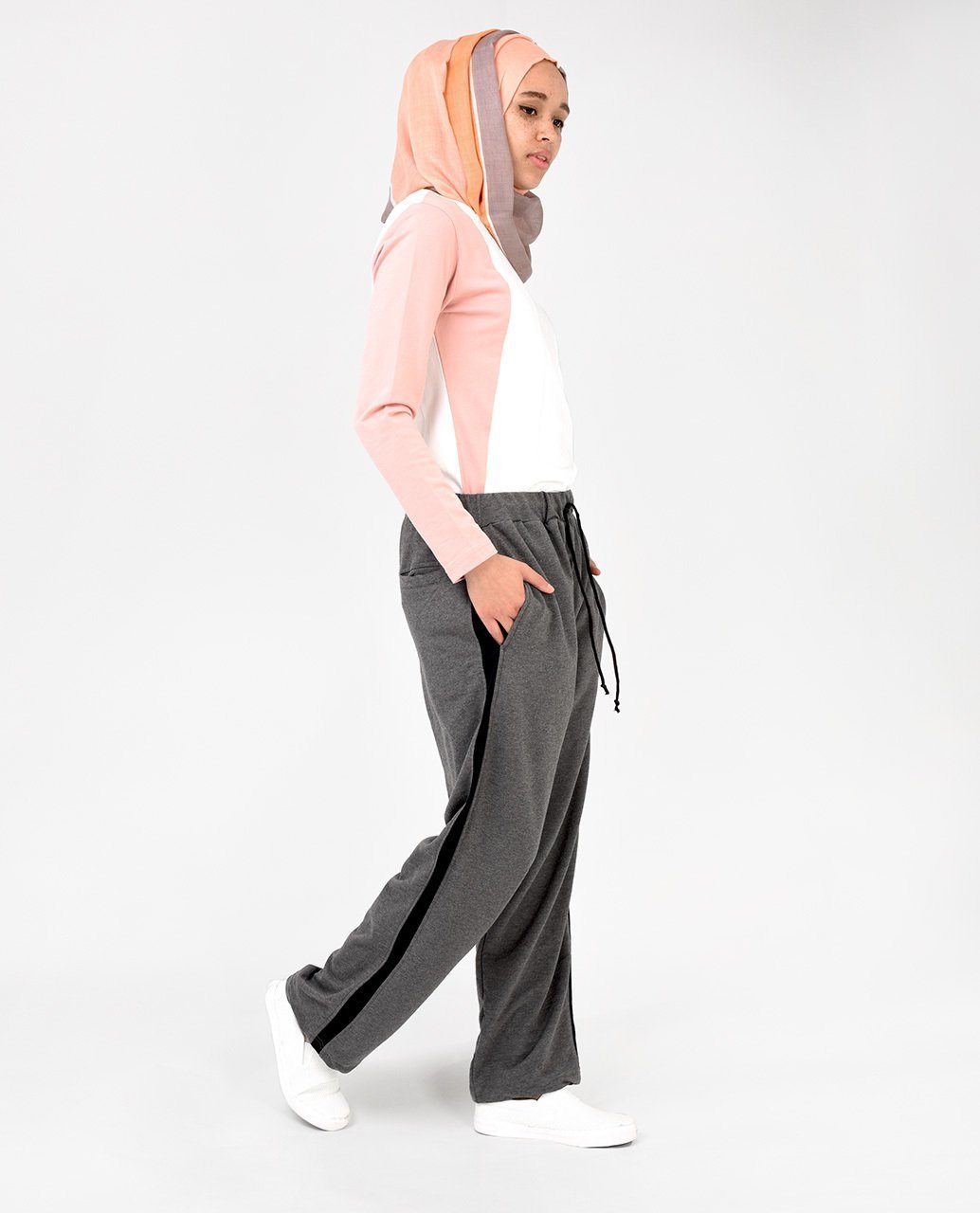 Charcoal Grey Joggers Slim Petite (W28 L28) Charcoal Grey