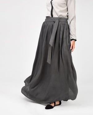 Charcoal Grey Skirt Slim (W28 L39) Charcoal Grey