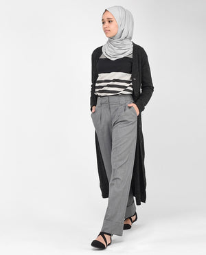 Charcoal Grey Trousers Slim Petite (W28 L28) Charcoal Grey