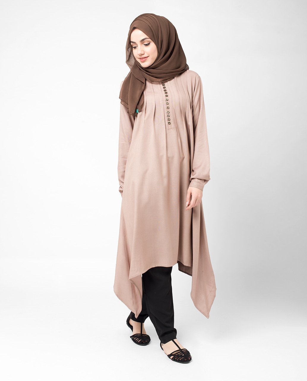 Chateau Grey Drape Top Slim