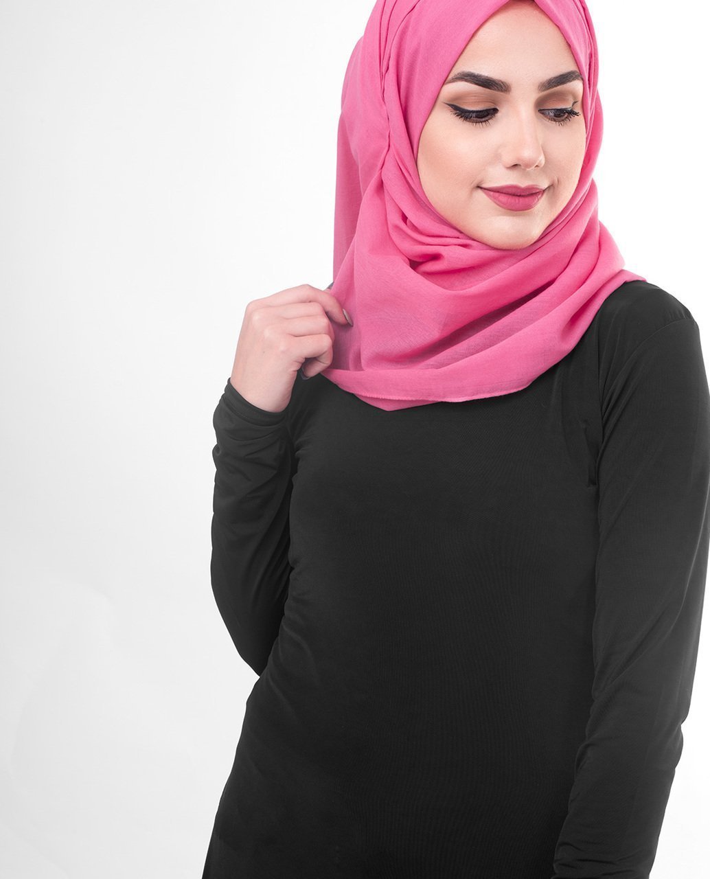 Cotton Voile Hijab in Honeysuckle Regular Honeysuckle
