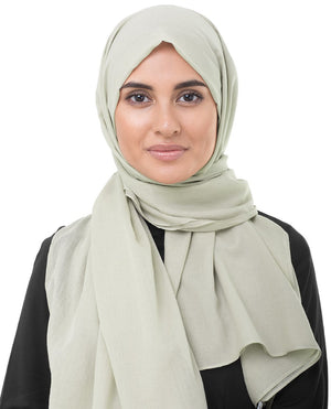 Cotton Voile Hijab in New Nomad Beige Color Regular New Nomad Beige