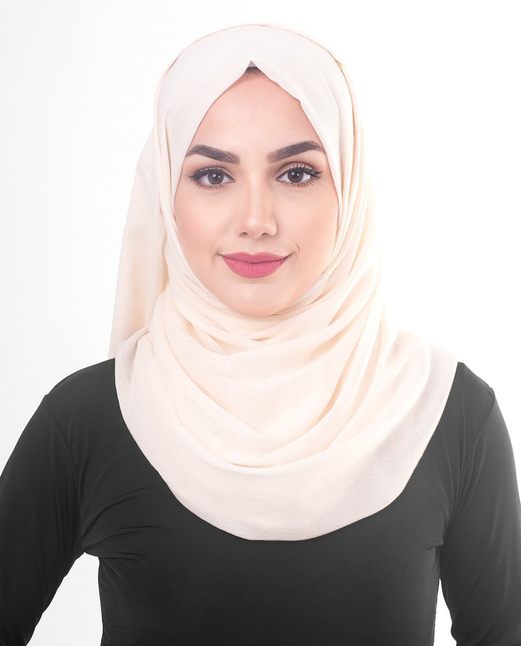 Cotton Voile Hijab in Pale Dogwood Color Regular Pale Dogwood