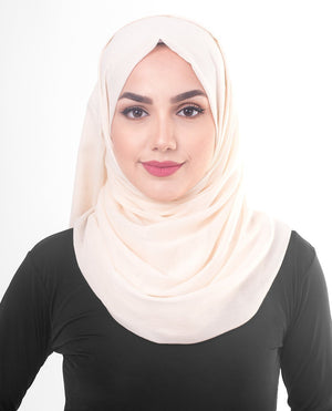 Cotton Voile Hijab in Pale Dogwood Color Regular Pale Dogwood 