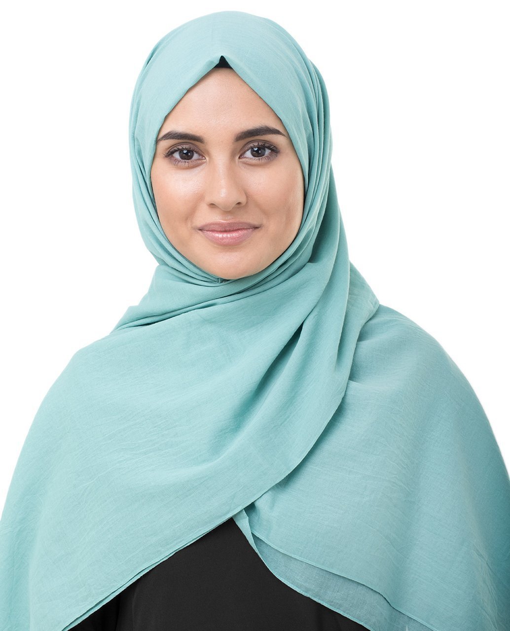 Cotton Voile Hijab in Wasabi Green Color Regular Wasabi Green