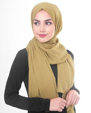 Cotton Voile Hijab in Willow Color Regular Willow