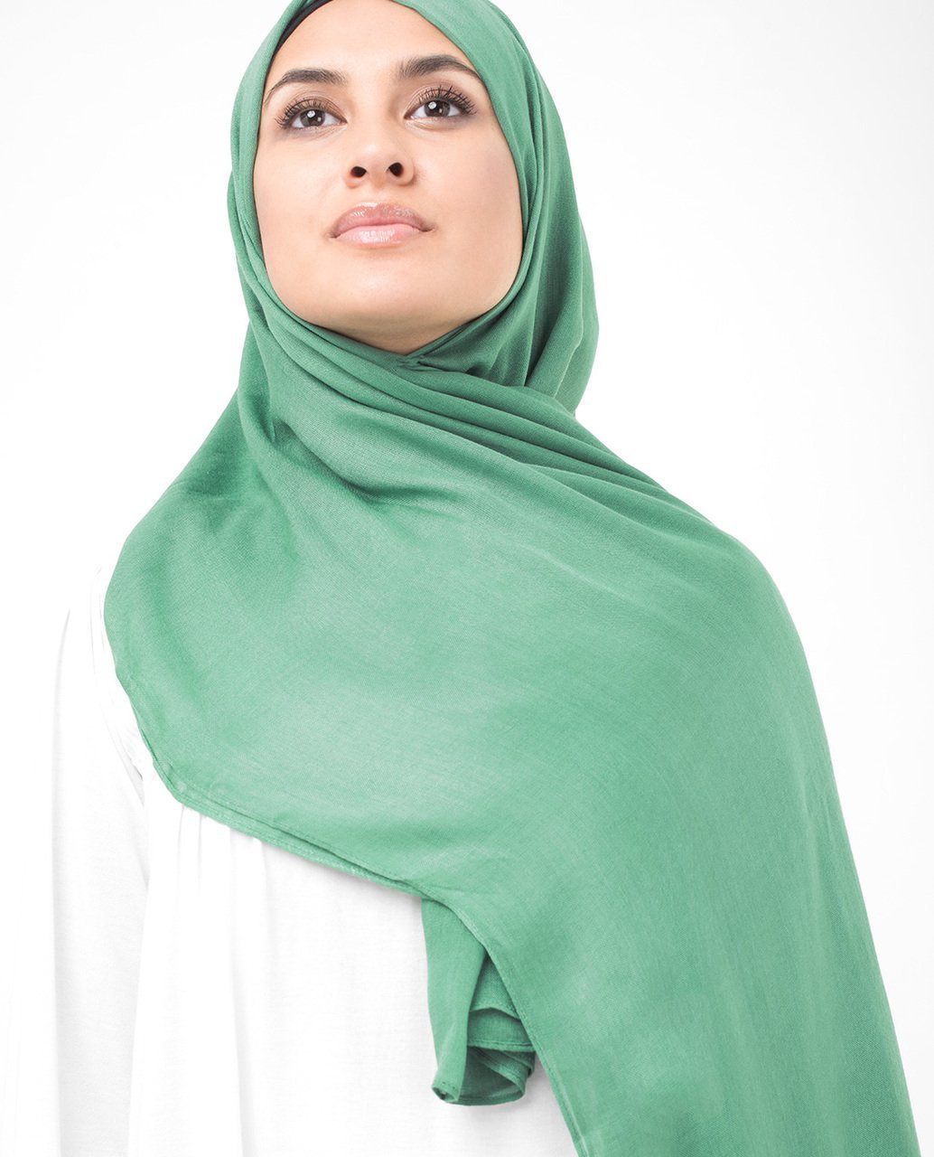 Deep Grass Green Viscose Hijab Regular Deep Grass Green