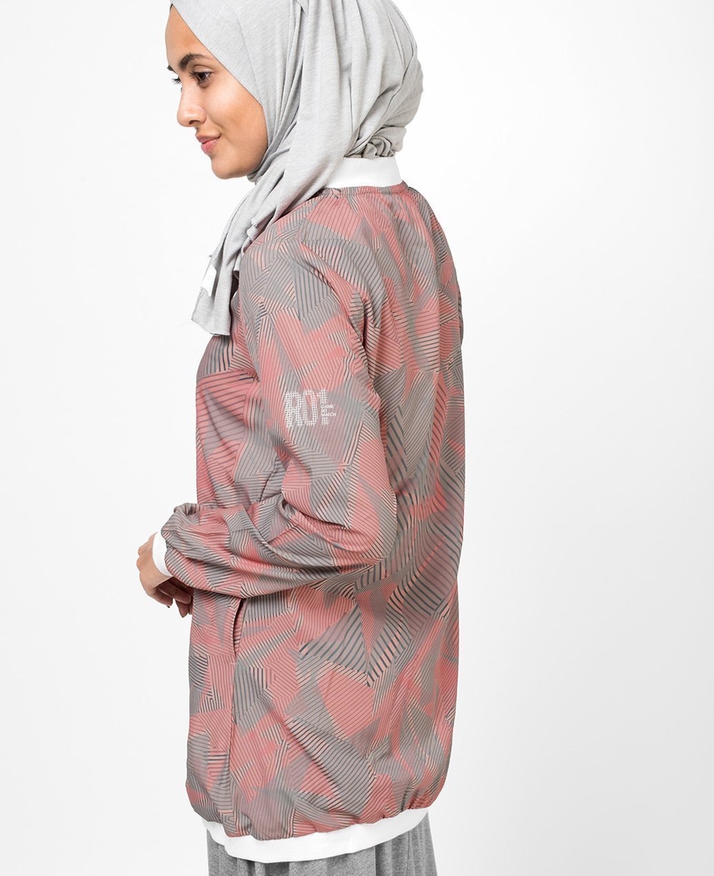 Dusky Pink Polyester Top Slim Dusky Pink