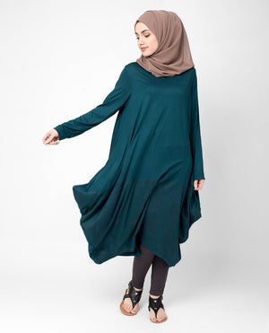 Elegant Teal Top Slim