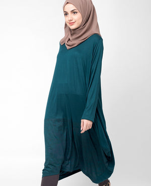 Elegant Teal Top Slim