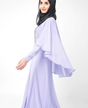 Eventide Blue Embellished gown Extra Slim 56 (Small 56)