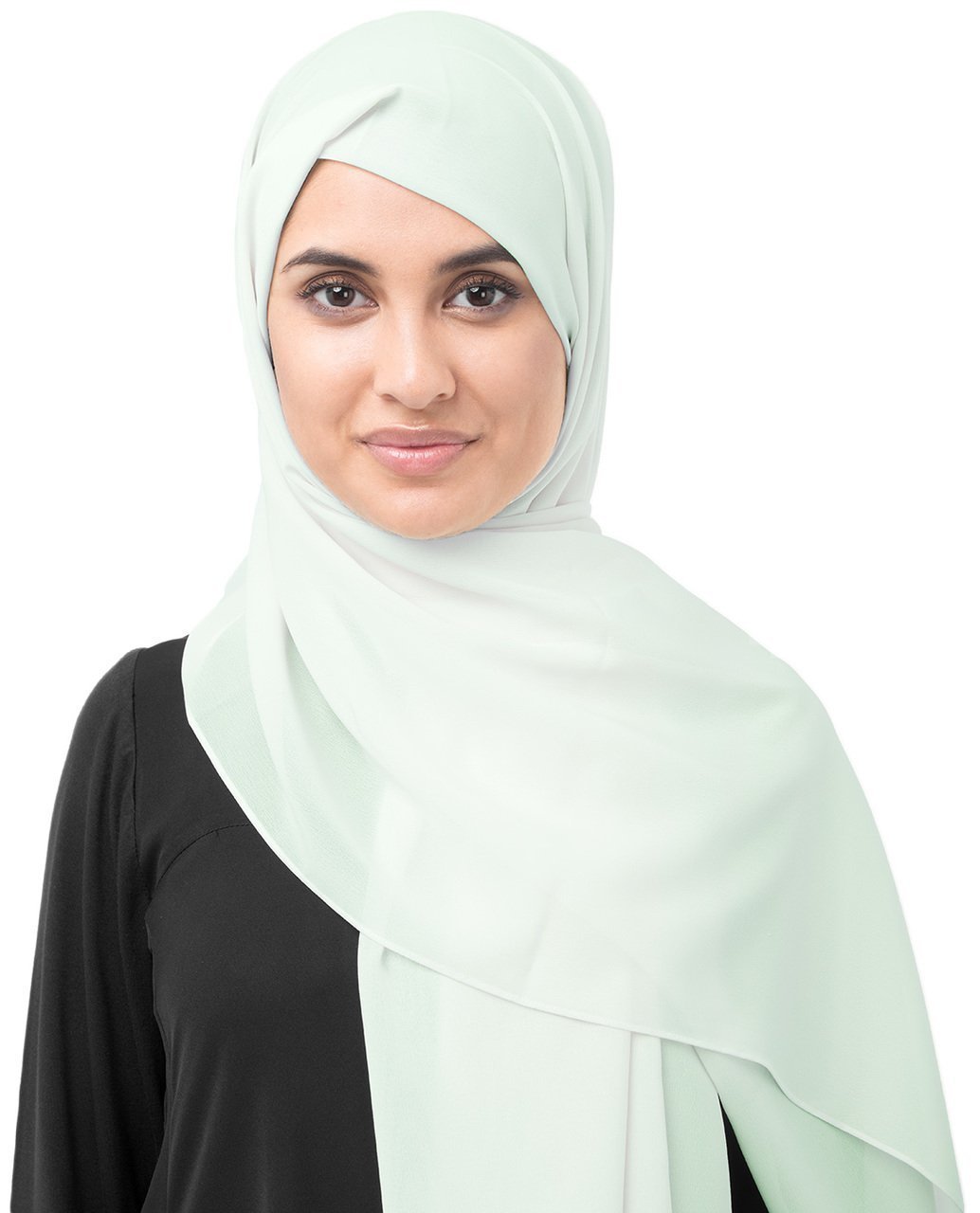 Fairest Jade Green Poly Georgette Hijab Regular Fairest Jade Green