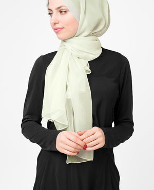 Fairest Jade Poly Chiffon Hijab M Fairest Jade