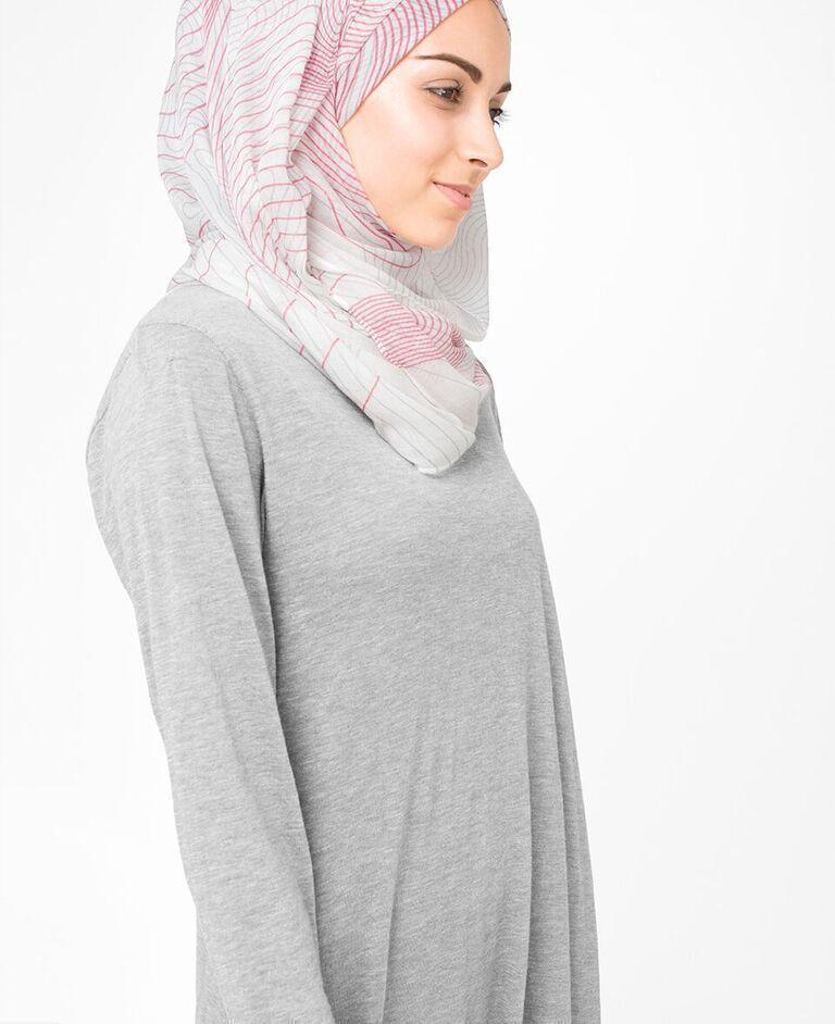 Gardenia Mauve Hijab Medium Petal Pink
