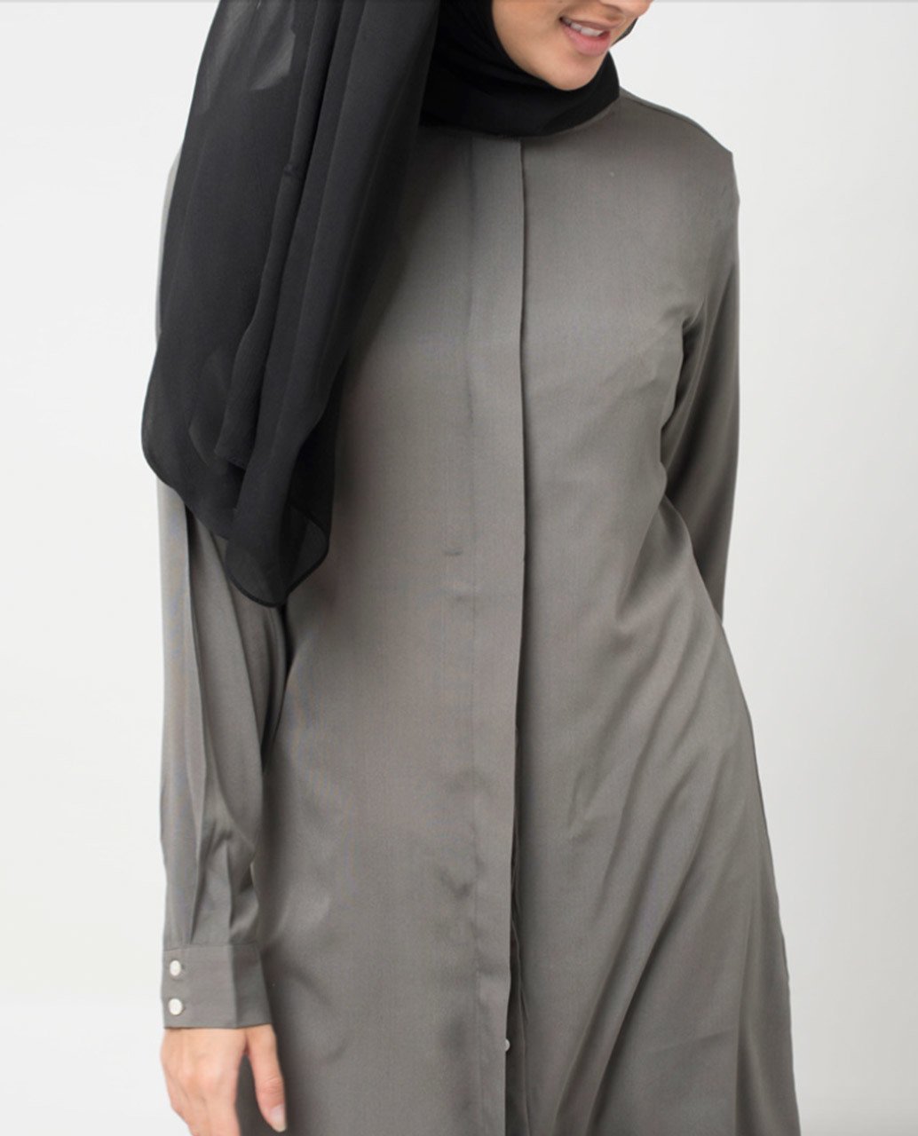 Grey Everyday Blouse Slim