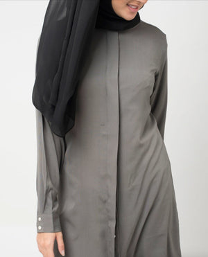 Grey Everyday Blouse Slim