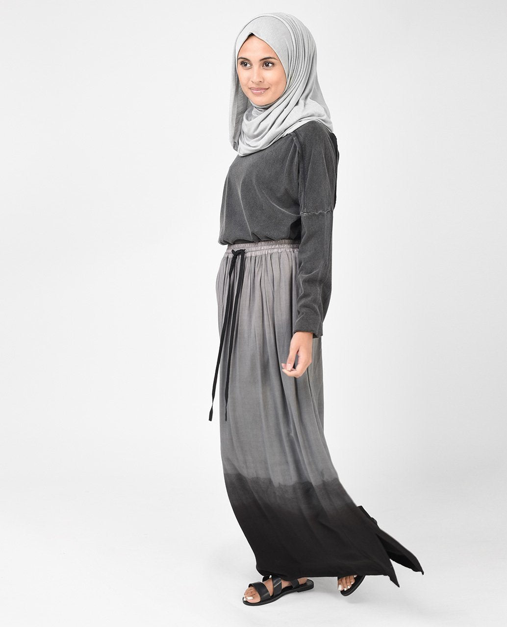 Grey Ombre Skirt Slim Petite (W28 L28)