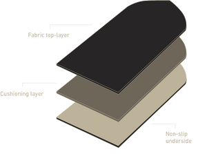 Black Mashrabiya Arch-shaped Muslim Prayer Mat Sejadah